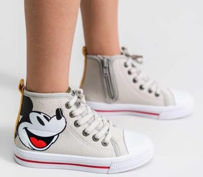 Sneakers inalti cu Mickey