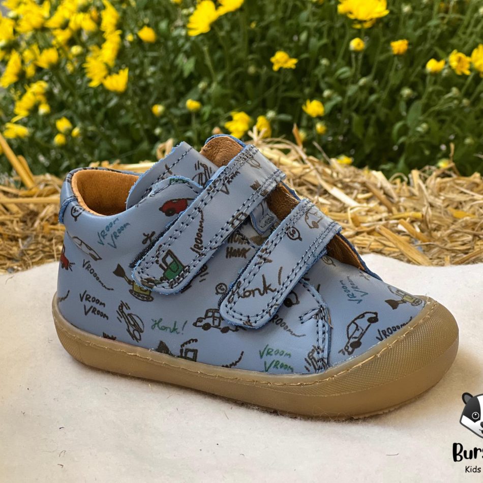 Pantofi Froddo extra flexibili Culoare: denim Inchidere: velcro dublu Partea superioară: piele naturală Căptușeală: piele naturală fără crom Branț: branț detașabil din piele antibacteriană fără crom Talpa exterioara: TR Fara crom VI.