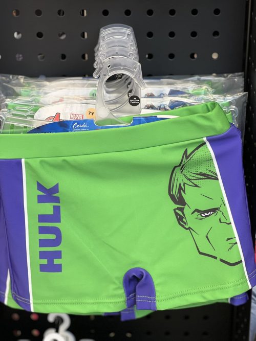 Swim Boxer Avengers Hulk Composition:  88% POLYESTER 12% ELASTAN   Volume: 0.00060 m³ Weight: 0.075 Kg Measures: 3 ani-7 ani 